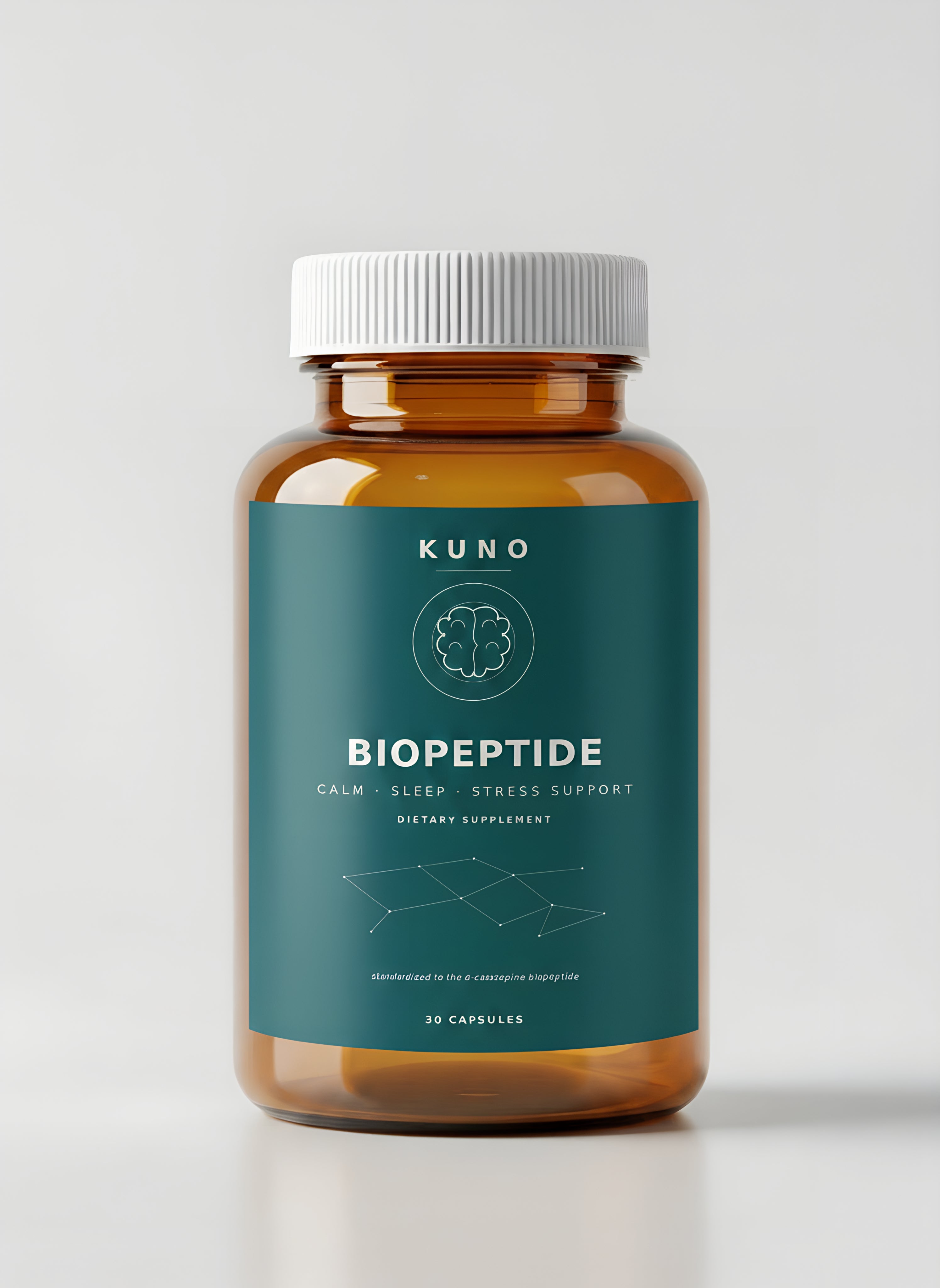 KUNO Biopeptide amber-glass bottle
