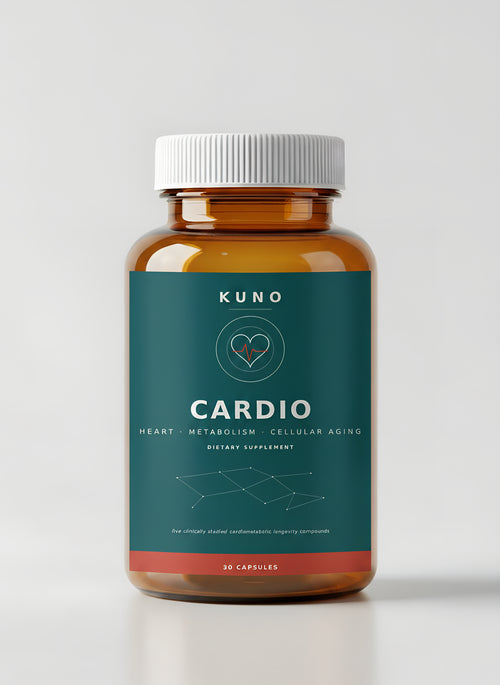 KUNO Cardio amber-glass bottle